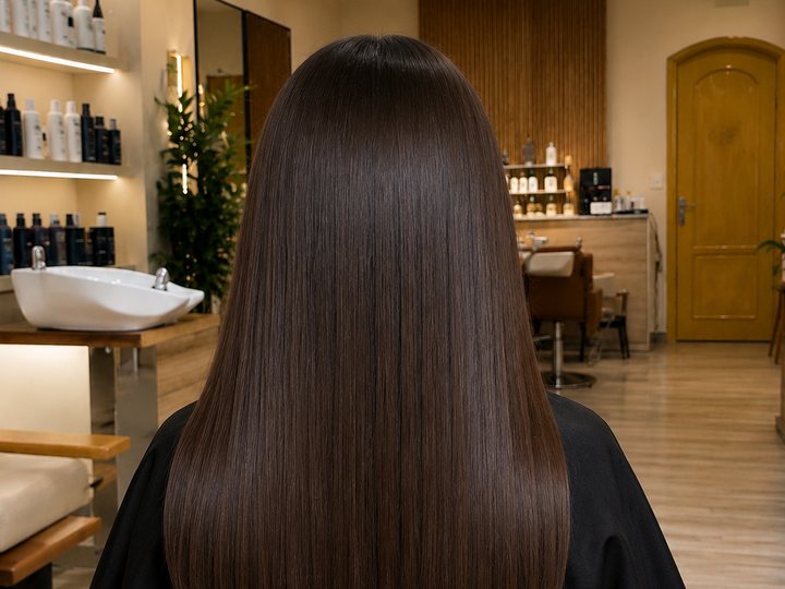 Однотонное окрашивание волос