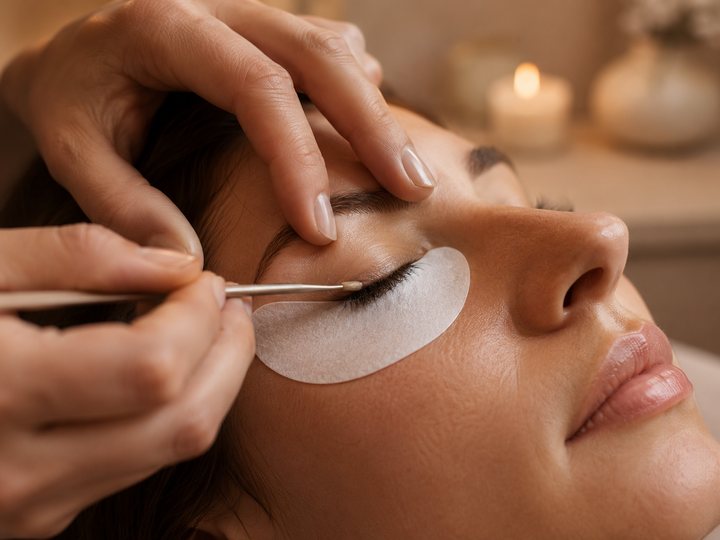 Снятие наращённых ресниц, Shelk Hair
